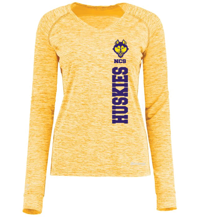 Velocity Holloway Ladies Electrify Long Sleeve Tee Powered by Coolcore® NCSH25