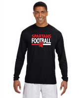 Huddle A4 Men's Cooling Performance Long Sleeve T-Shirt Saranac FB