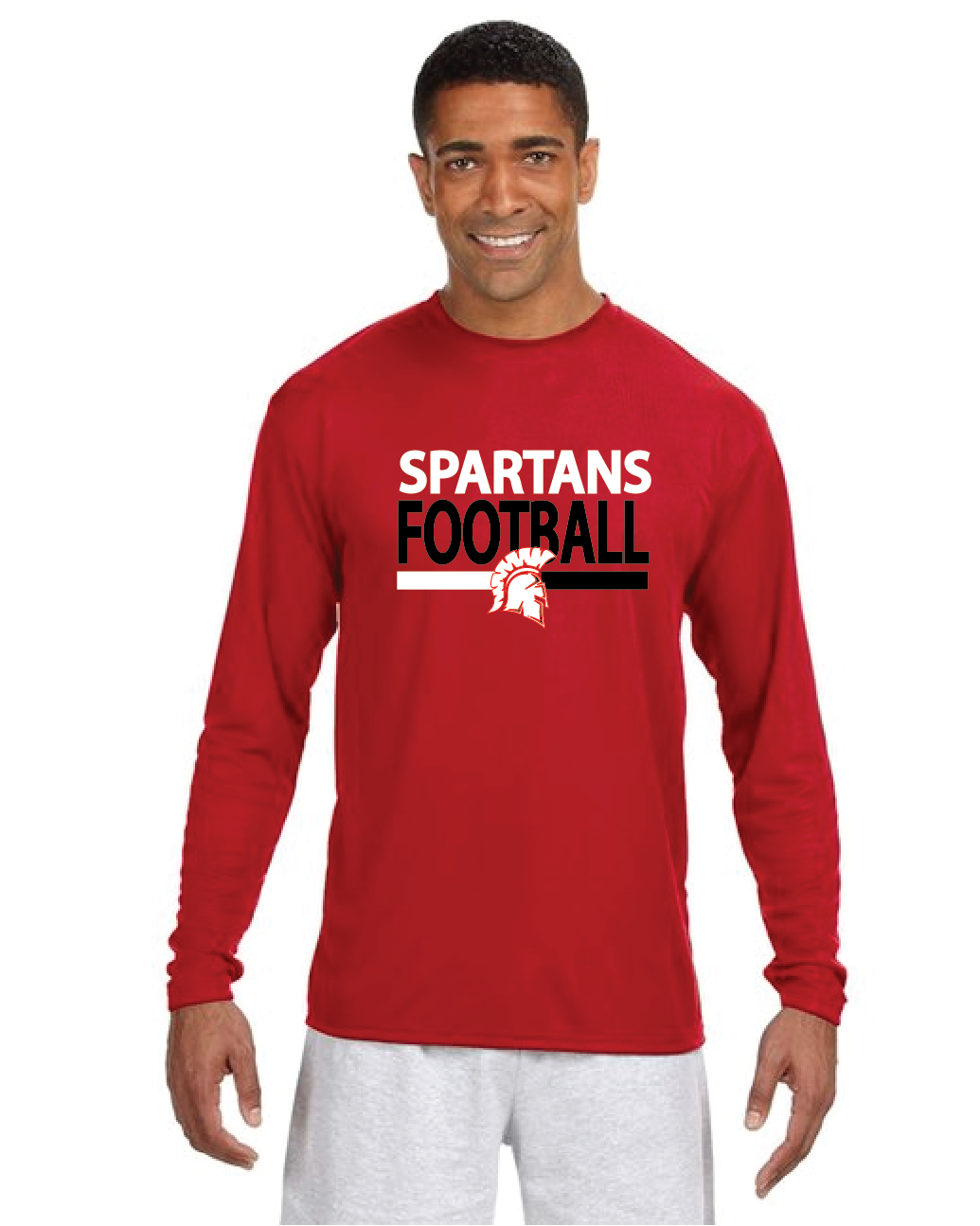 Show A4 Men's Cooling Performance Long Sleeve T-Shirt Saranac FB
