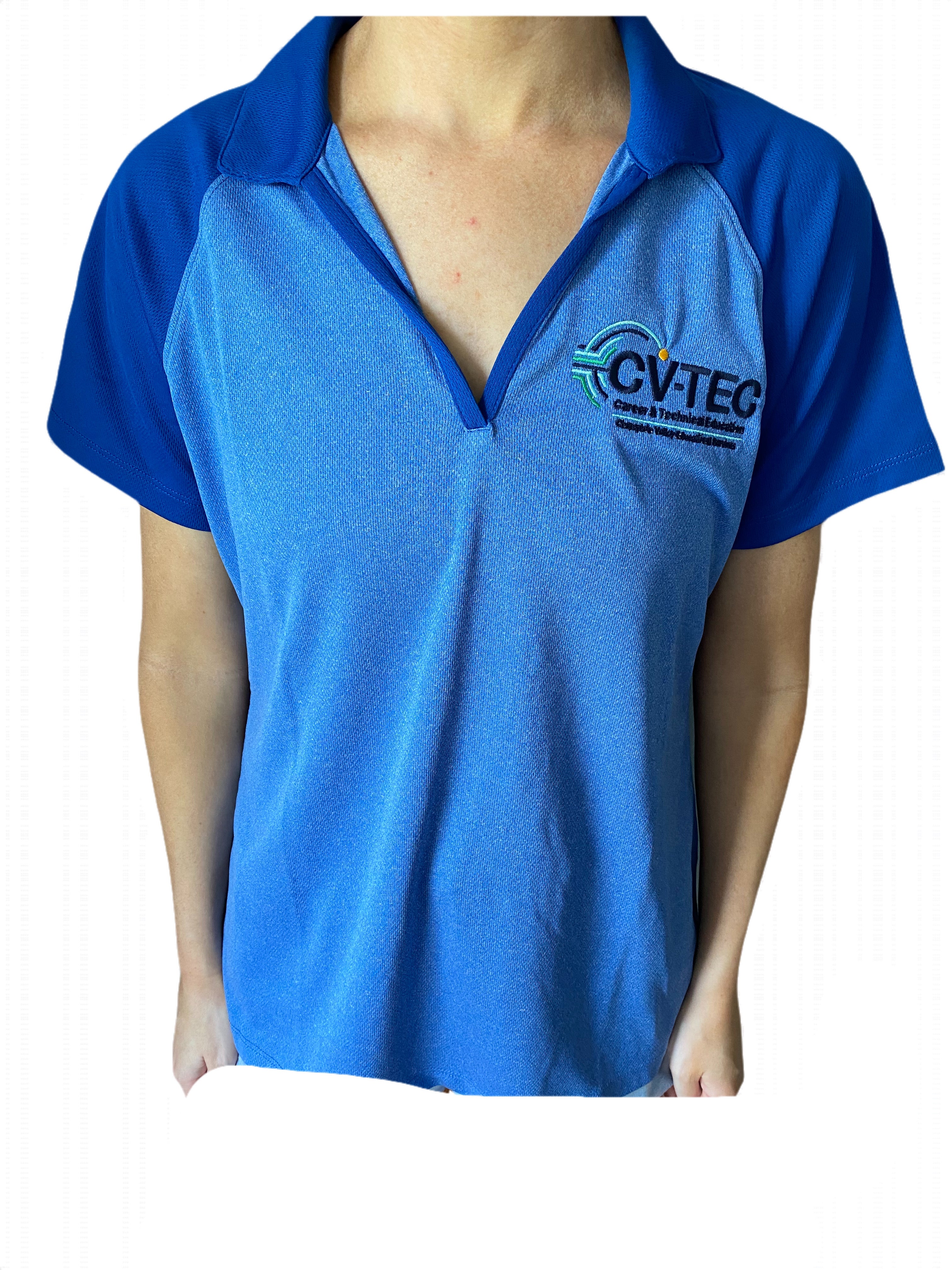 CV-TECLC Sport-Tek® Women's PosiCharge® RacerMesh® Raglan Heather Block Polo CVESX