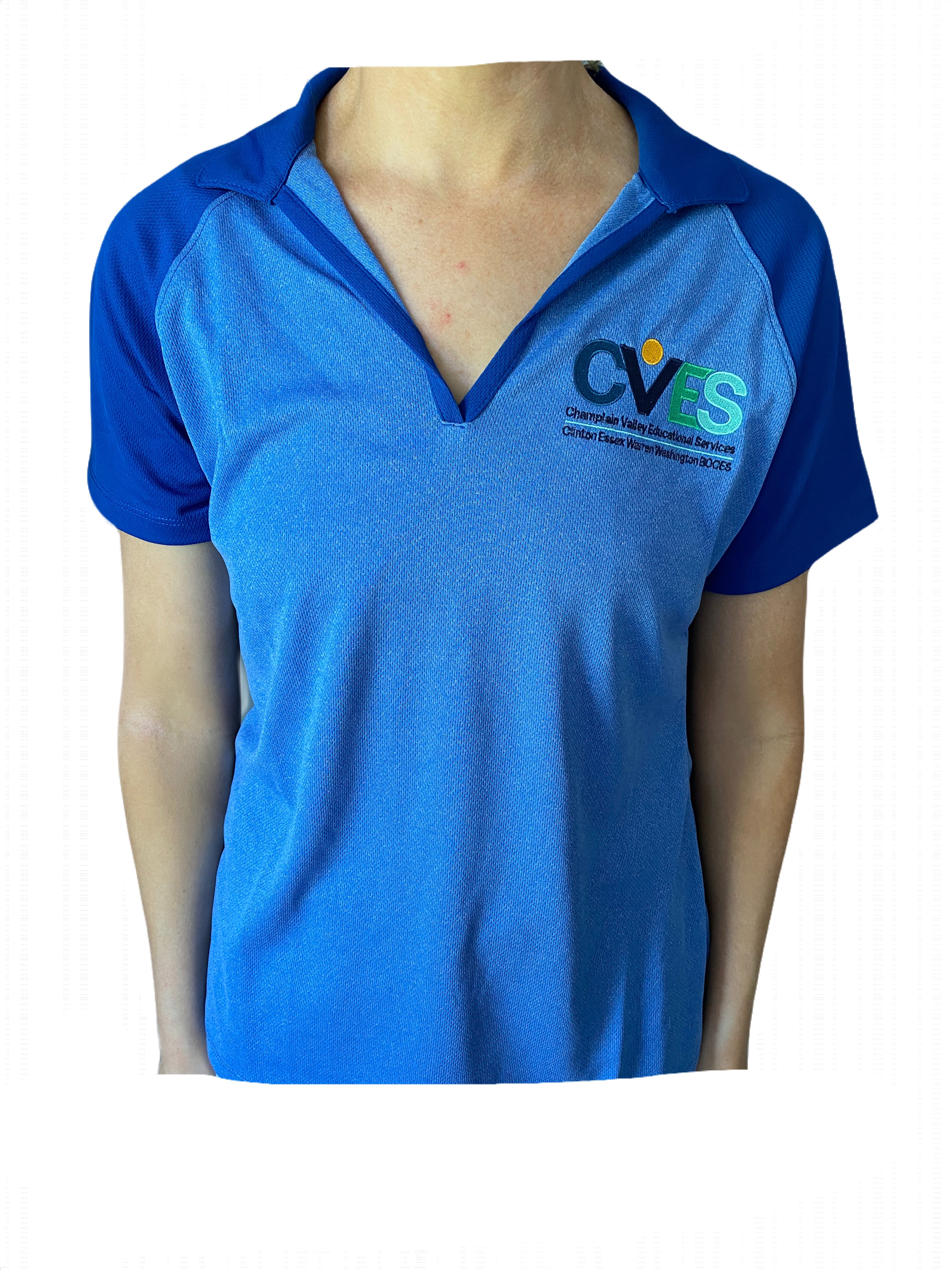 CVESLC Sport-Tek® Women's PosiCharge® RacerMesh® Raglan Heather Block Polo CVESX