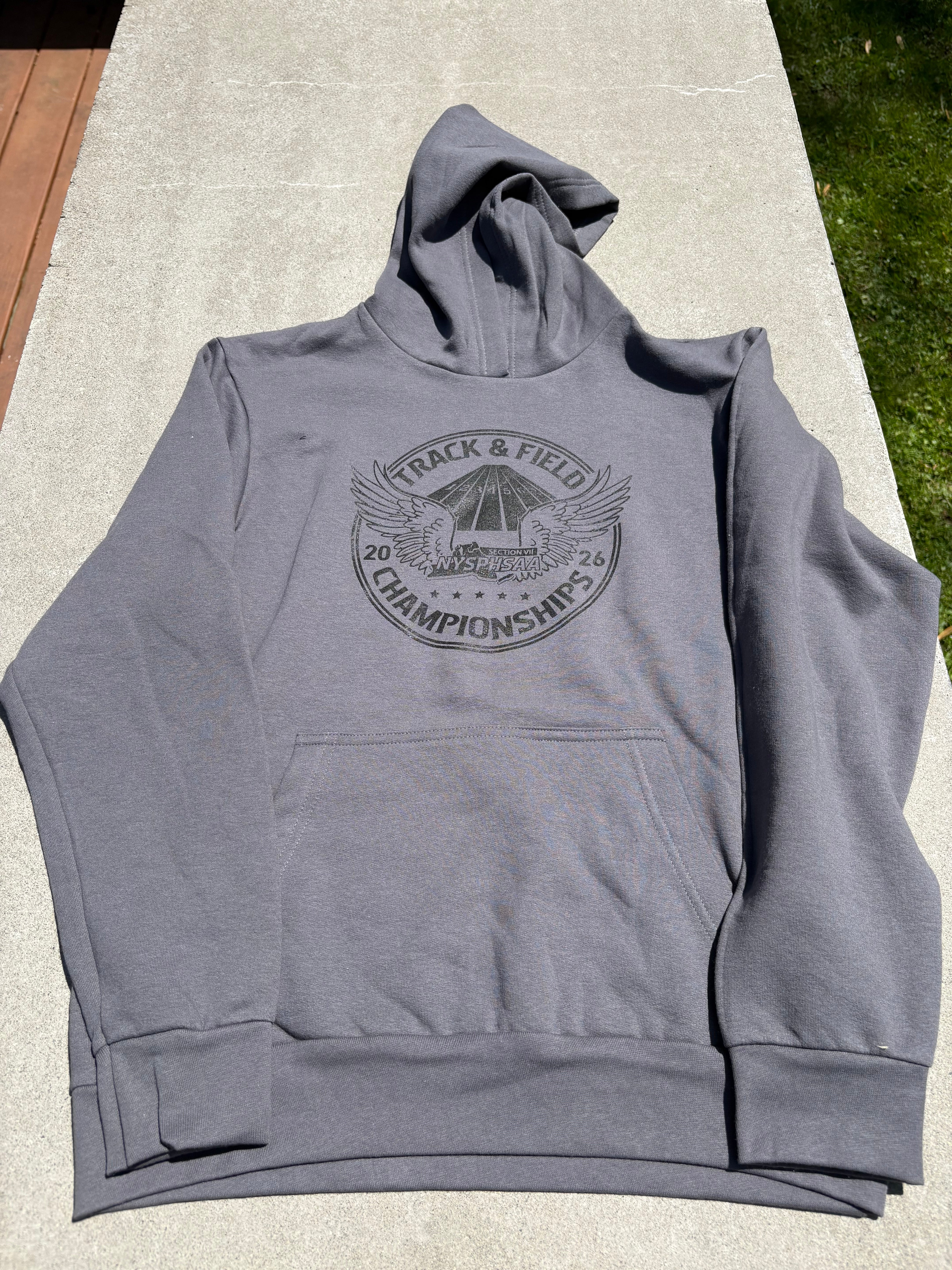 Rockstar Port & Co™ Easy Fleece Pullover Hooded Sweatshirt STF26