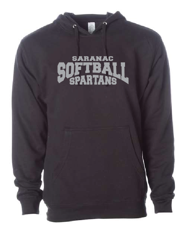 Bridge ITC Unisex Midweight Hooded Sweatshirt SCS Softball26