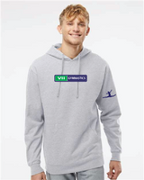 Alba ITC Unisex Midweight Hooded Sweatshirt Grey Heather VII Gymnastics25