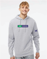 Alba ITC Unisex Midweight Hooded Sweatshirt Grey Heather VII Simming25
