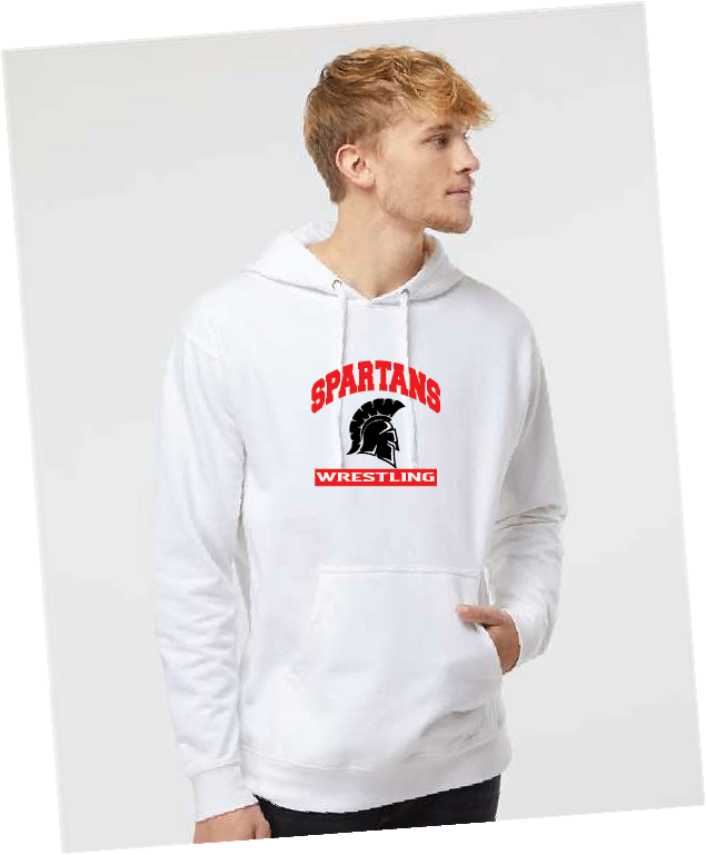 Mantess ITC Unisex Midweight Hooded Sweatshirt SCSWrestle25