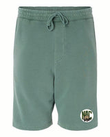 Bobcats ITC Unisex Pigment-Dyed Fleece Shorts Pigment NAC25