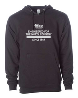 Since 1949 RISE Indepdendent Trading Co Unisex Midweight Hooded Sweatshirt CVES25