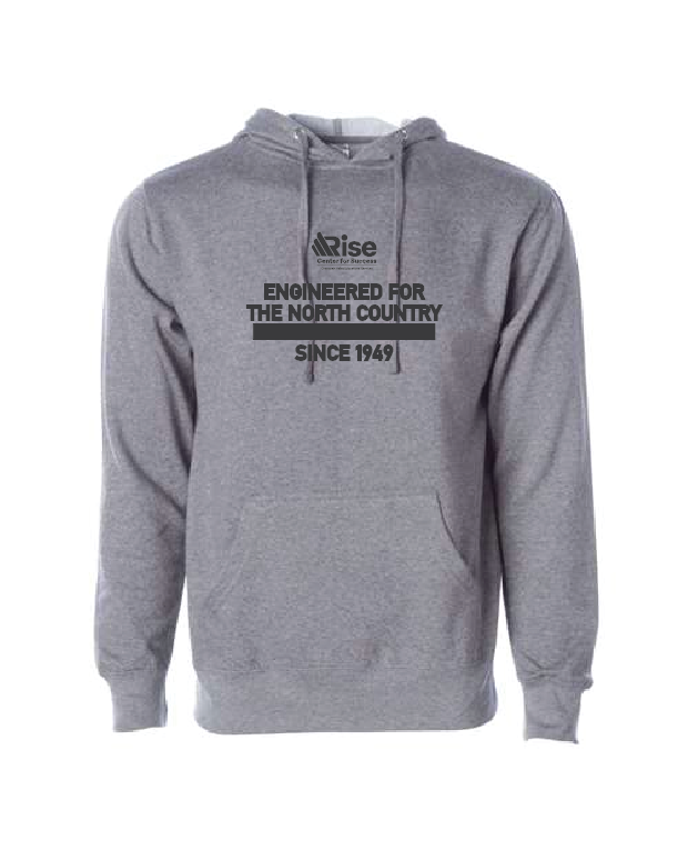 Since 1949 RISE Indepdendent Trading Co Unisex Midweight Hooded Sweatshirt CVES25