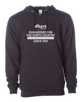 Since 1949 MGMT Indepdendent Trading Co Unisex Midweight Hooded Sweatshirt CVES25