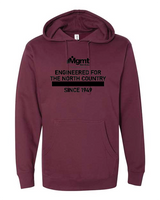 Since 1949 MGMT Indepdendent Trading Co Unisex Midweight Hooded Sweatshirt CVES25