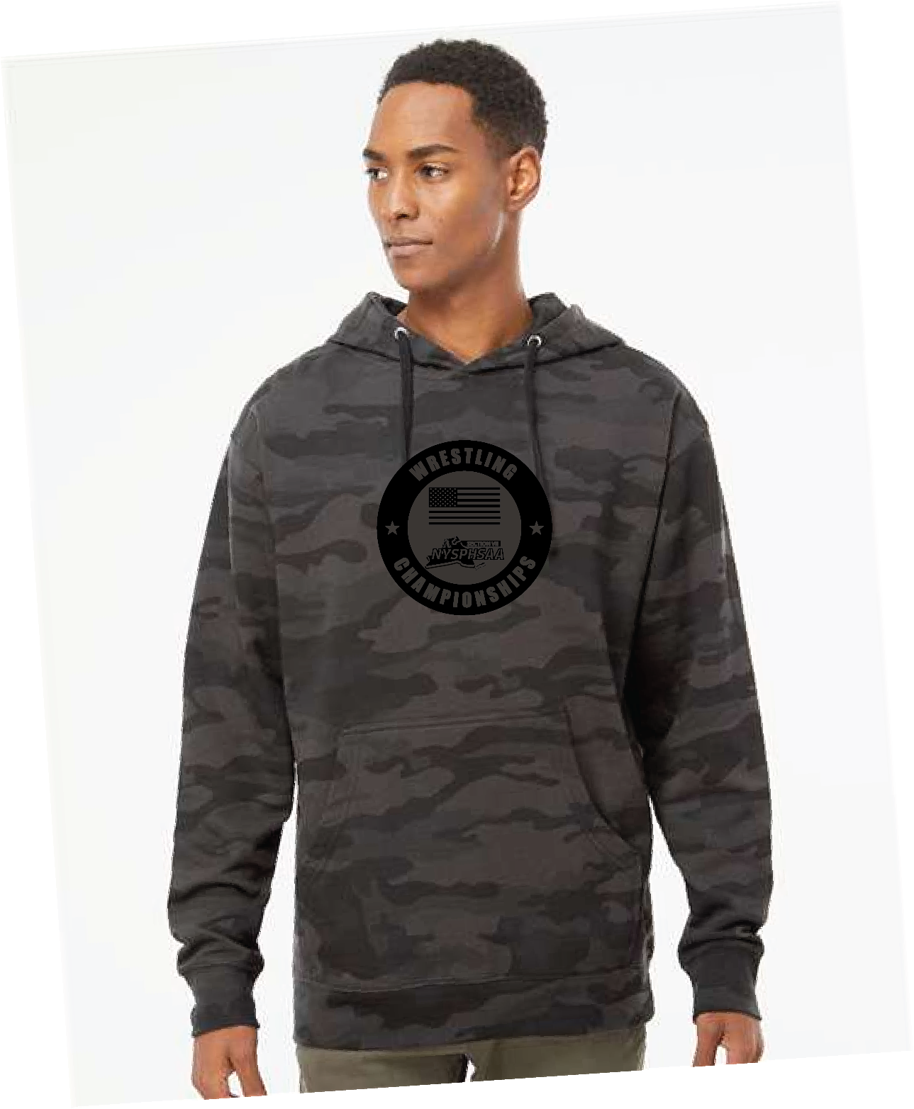 Olympic Independent Trading Company Unisex Midweight Hooded Sweatshirt Wrestle26