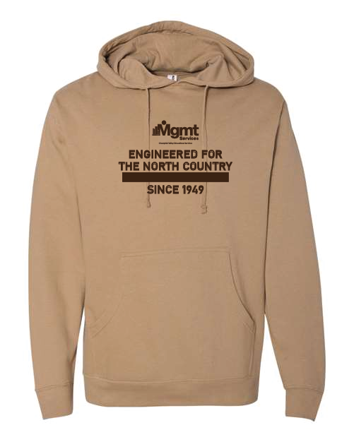 Since 1949 MGMT Indepdendent Trading Co Unisex Midweight Hooded Sweatshirt CVES25