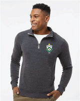 Shield J. America Men's Triblend Quarter-Zip Sweatshirt NAC25