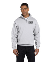 Stacked Jerzees Adult NuBlend® Quarter-Zip Cadet Collar Sweatshirt SLC25