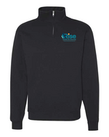 RISELC Jerzees Unisex Nublend® Cadet Collar Quarter-Zip Sweatshirt CVES25