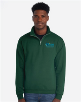 RISELC Jerzees Unisex Nublend® Cadet Collar Quarter-Zip Sweatshirt CVES25