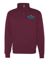 RISELC Jerzees Unisex Nublend® Cadet Collar Quarter-Zip Sweatshirt CVES25