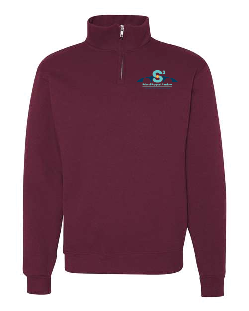 S3LC Jerzees Unisex Nublend® Cadet Collar Quarter-Zip Sweatshirt CVES25