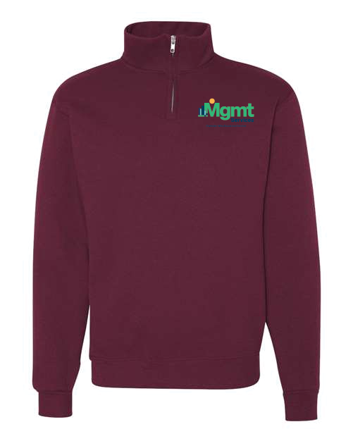 MGMTLC Jerzees Unisex Nublend® Cadet Collar Quarter-Zip Sweatshirt CVES25