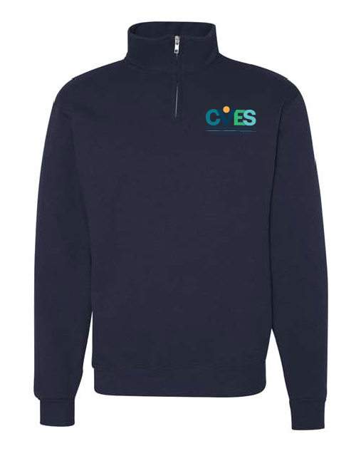 CVESLC Jerzees Unisex Nublend® Cadet Collar Quarter-Zip Sweatshirt CVES25