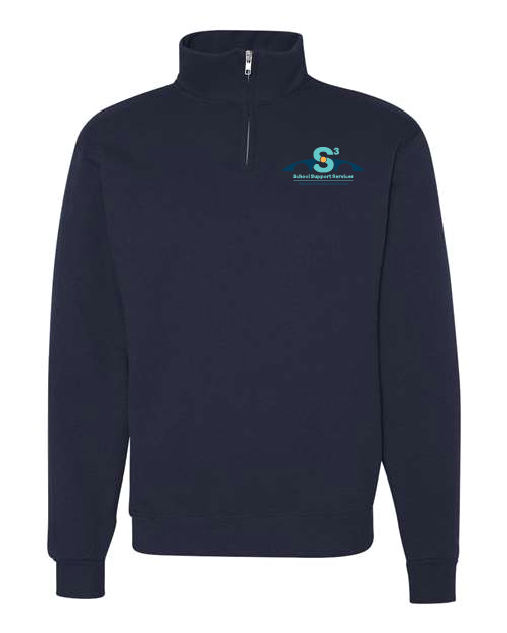 S3LC Jerzees Unisex Nublend® Cadet Collar Quarter-Zip Sweatshirt CVES25