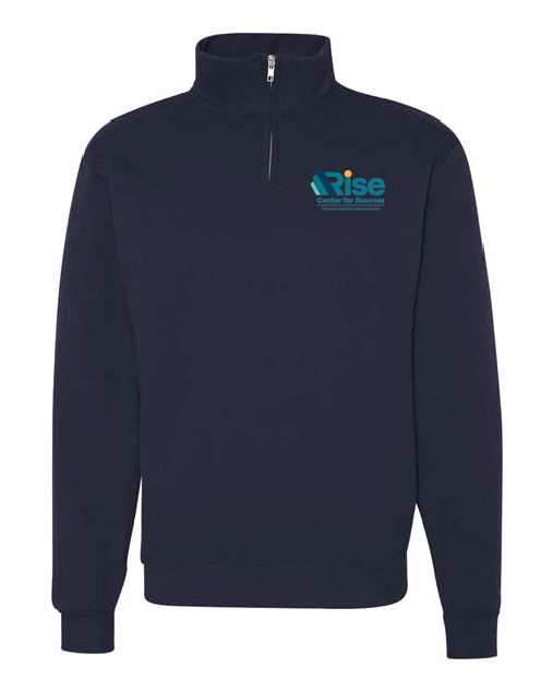 RISELC Jerzees Unisex Nublend® Cadet Collar Quarter-Zip Sweatshirt CVES25