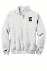 Bobcats Jerzees® NuBlend® 1-4-Zip Cadet Collar Sweatshirt NAC25