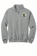 Bobcats Jerzees® NuBlend® 1-4-Zip Cadet Collar Sweatshirt NAC25