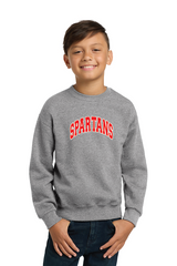 Arched Jerzees® Youth NuBlend® Crewneck Sweatshirt 6fund 25