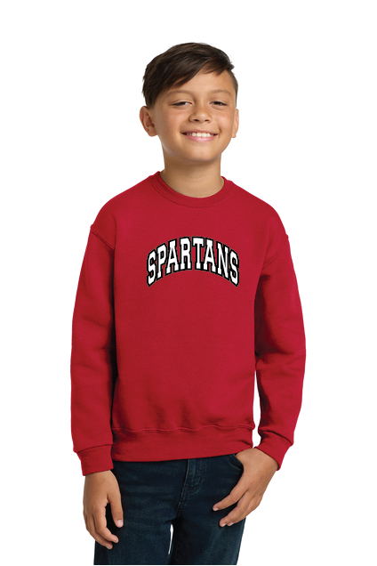 Arched Jerzees® Youth NuBlend® Crewneck Sweatshirt 6fund 25