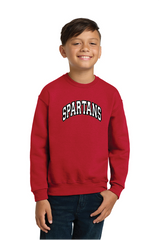 Arched Jerzees® Youth NuBlend® Crewneck Sweatshirt 6fund 25