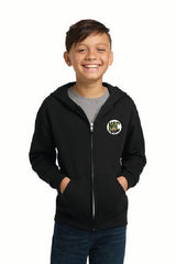 Bobcats Jerzees® Youth NuBlend® Full-Zip Hooded Sweatshirt NAC25