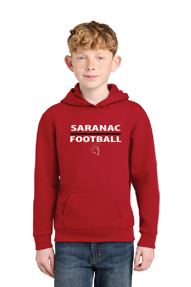 Kickoff Port & Co® Youth Easy Fleece Pullover Hooded Sweatshirt AFLFall26