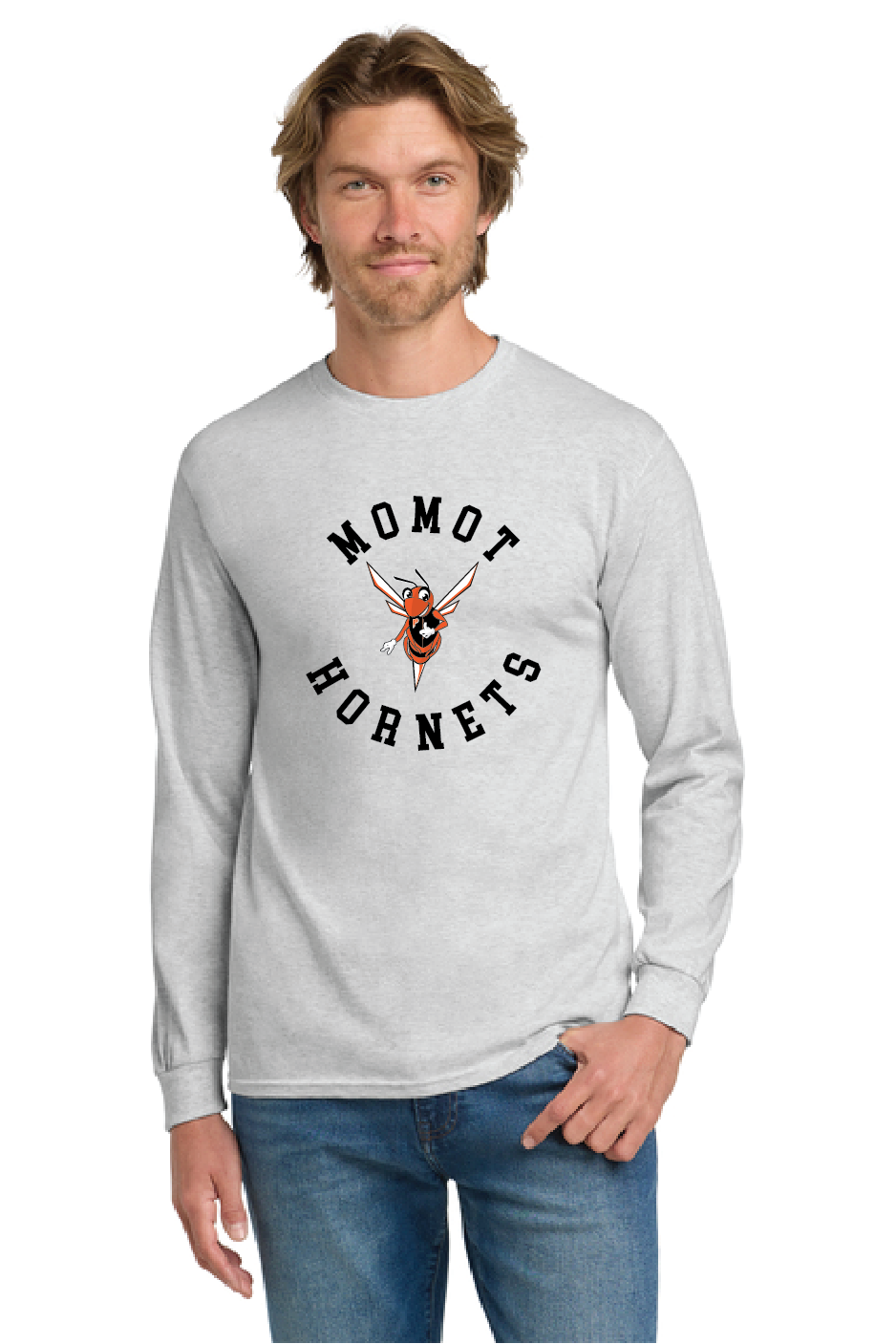 Kreis Gildan® - Heavy Cotton™ 100% Cotton Long Sleeve T-Shirt Momot