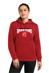 Leroux Nike Women's Club Fleece Sleeve Swoosh Pullover Hoodie SARXC26