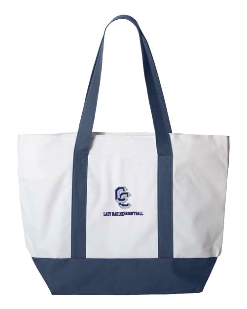 Shield Liberty Bags Bay View Giant Zippered Tote CCLM25