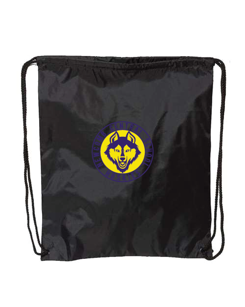 Huskies Liberty Bags Large Drawstring Pack with DUROcord NCSH25