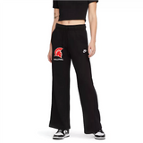 Logo Women's Nike Sportswear Club Fleece Midrise Wide-Leg Pants Saranac VB