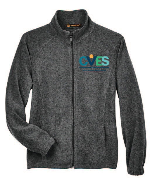 CVES  Harriton Ladies' 8 oz. Full-Zip Fleece CVES