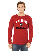 2024 Bella + Canvas Youth Jersey Long-Sleeve T-Shirt WillsCSD