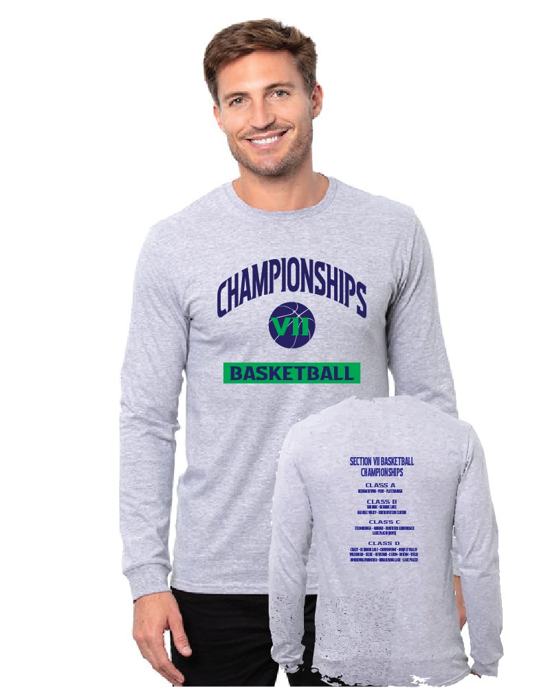 Mantess Threadfast Apparel Epic Unisex Long-Sleeve T-Shirt Hoops25