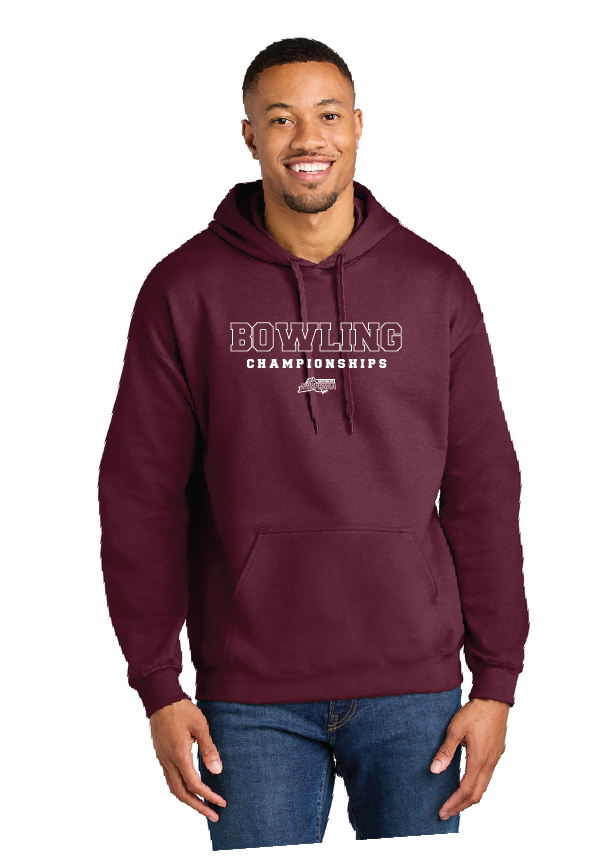 ND Gildan® Softstyle® Midweight Pullover Hooded Sweatshirt Bowling26