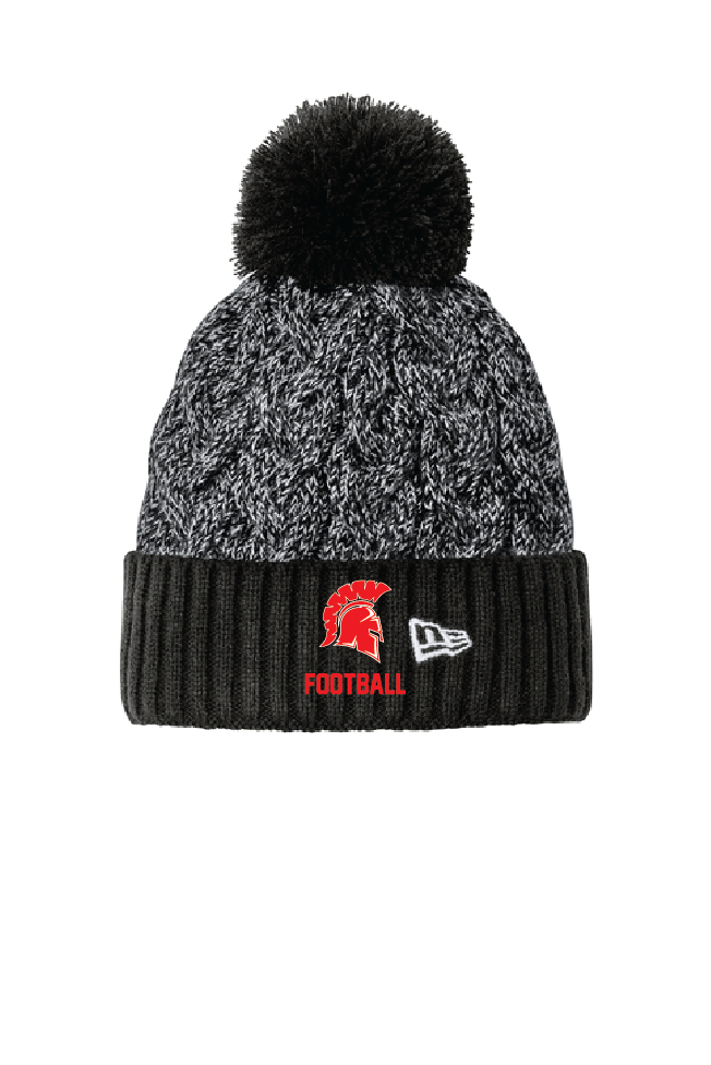 Shield New Era® Marled Knit Pom Beanie AFLFall26