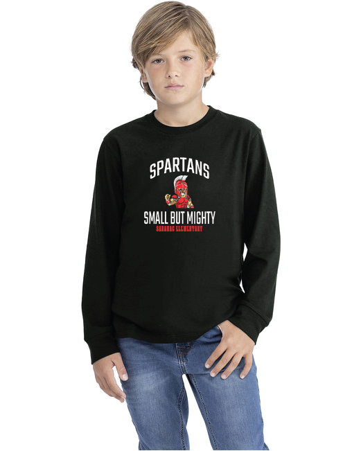 Tiny Next Level Apparel Youth Cotton Long Sleeve T-Shirt SES25