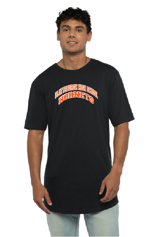 Double Arched Next Level Apparel® Cotton Long Body Tee PHS25