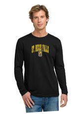 Arched Next Level Apparel® Cotton Long Sleeve Tee STRF25