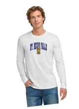 Arched Next Level Apparel® Cotton Long Sleeve Tee STRF25