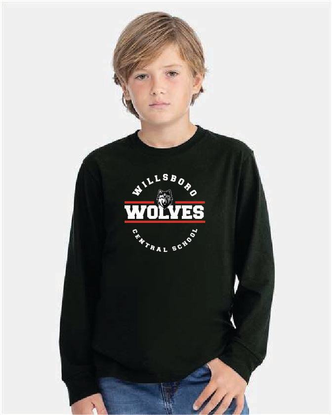 Reign Next Level Youth Cotton Long Sleeve T-Shirt Wills25