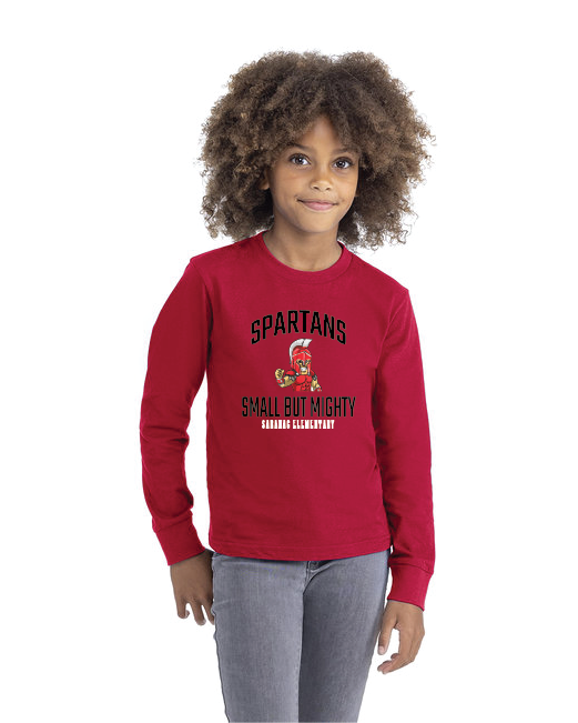 Tiny Next Level Apparel Youth Cotton Long Sleeve T-Shirt SES25
